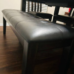 Dining room ext table ,bench,8 chairs