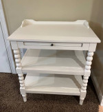 White Bedside Table