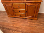 Dining Table & 6 Chairs Wood; China Cabinet; Love Seat; Stools,DELIVER