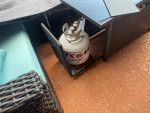 Gas pit table