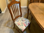 Dining room table and chairs