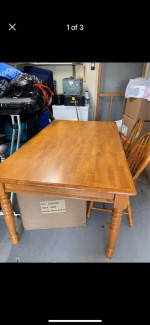 Farmhouse table and chairs