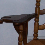 Ladder Back Chairs w/ Tilt-up Table