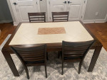 Table and chairs