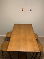 Dining Room / Bar Table and 4 Stools