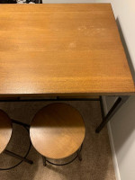 Dining Room / Bar Table and 4 Stools