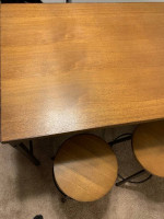 Dining Room / Bar Table and 4 Stools