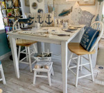 Shabby Chic White Pub Table