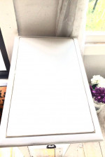 Shabby Chic White Vertical Accent Table