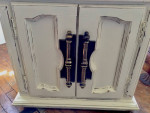 Shabby Chic Off White Side Table