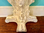 Shabby Chic Off White Half Moon Console Table