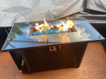 Patio fire pit table