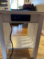 Power end table
