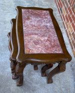 Decorative Stone Nesting Table