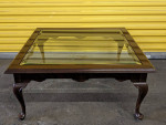 ETHAN ALLEN CHERRY SQUARE COFFEE TABLE