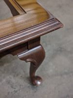 ETHAN ALLEN CHERRY SQUARE COFFEE TABLE