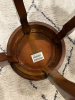 Ethan Allen Round Wood Accent / End / Side Table