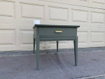 United Furniture Solid Wood Single Drawer Nightstand Side Table