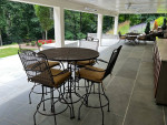 FRONTGATE - FRONTGATE BAR TABLE & SWIVEL STOOLS