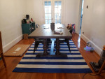 84 x 42 trestle dining table