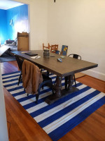 84 x 42 trestle dining table