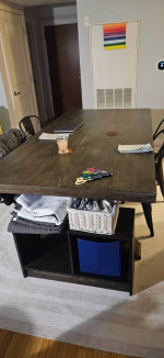 84 x 42 trestle dining table