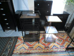 Brand New Rolling Bar Cart with Side Table