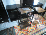 Brand New Rolling Bar Cart with Side Table