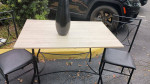 Dining Table With Two Chairs 46 By 30 By 30