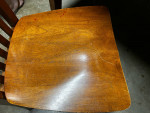 Table and three chairs