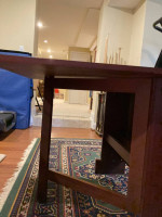 Space saver double drop leaf table