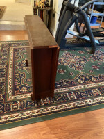 Space saver double drop leaf table