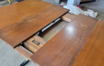 Duncan Phyfe Dropleaf Clawfoot Dining Table