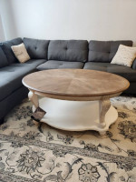Brand New Ashley Furniture Cottage Style Wood Coffee Table