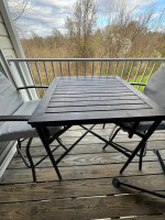 Patio table and chairs