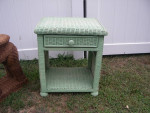 Wicker End table