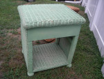 Wicker End table