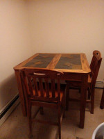 Bar Height table & 4 chairs
