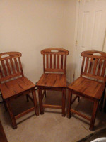 Bar Height table & 4 chairs