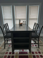 5 piece Dining set - caitbrook counter height table and 4 chairs