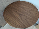FLOYD BED FRAME QUEEN SIZE WALNUT AND 18" SIDE TABLE