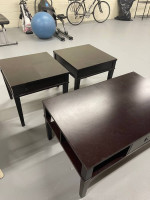End tables and coffee table