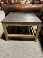 Pottery Barn Coffee Table with Stone Top