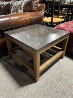 Pottery Barn Coffee Table with Stone Top