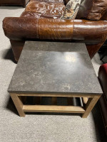 Pottery Barn Coffee Table with Stone Top