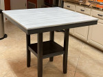 **UPCYCLED Dining Table 40”x40” - COUNTER HEIGHT**