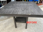 **UPCYCLED Dining Table 40”x40” - COUNTER HEIGHT**