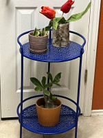 **Indoor/Outdoor End or Side Table - Bar - 2-Tier Shelf**