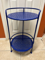 **Indoor/Outdoor End or Side Table - Bar - 2-Tier Shelf**