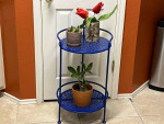 **Indoor/Outdoor End or Side Table - Bar - 2-Tier Shelf**